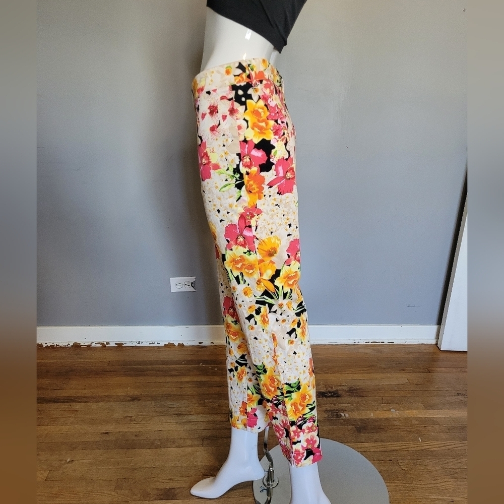 Lady Dutch Floral Cropped Pantsuit, VGUC, Sizes XL And 30 - Picture 12 of 14